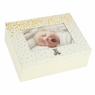 Cutie cu auriu si sclipici pentru amintirile bebelusului - DGCG1332