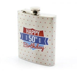 Sticla inox Happy 50th Birthday (La multi ani, 50 ani) - DGLP33436