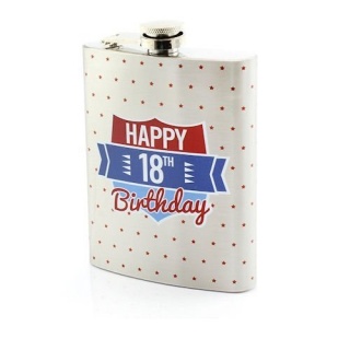 Sticla inox Happy 18th Birthday (La multi ani, 18 ani) - DGLP33432